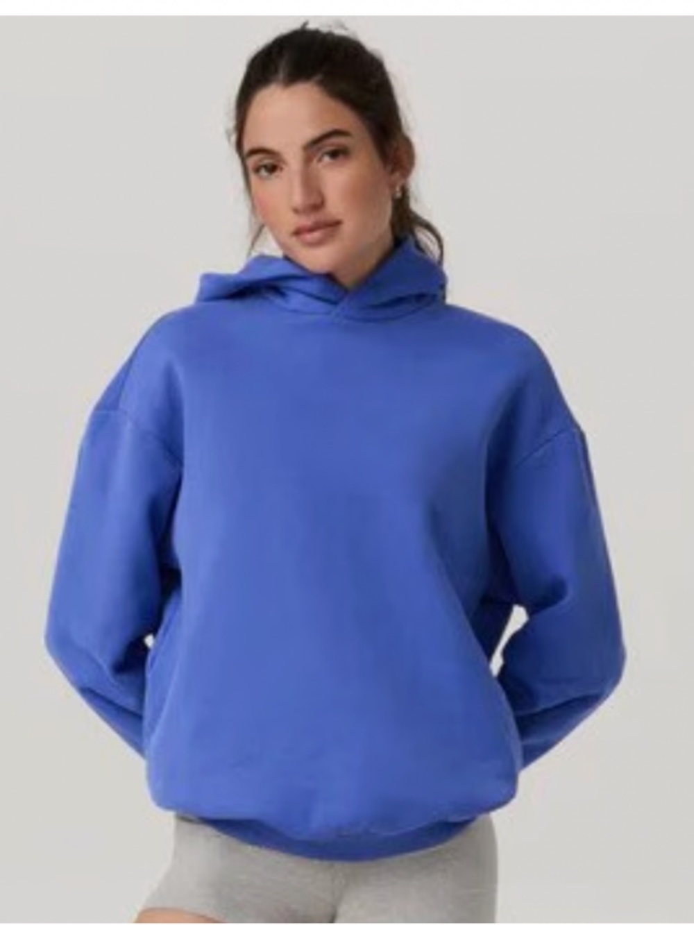 Vuori Restore Oversized Hoodie Womens Bright Iris Size M